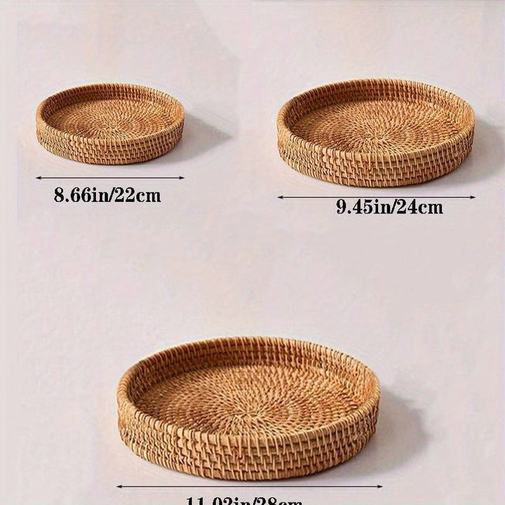 RattanCharm - Elegant Handmade Rattan Serving Bowl Bowlift