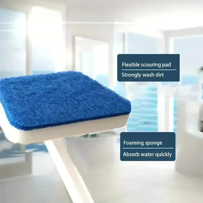 BowLift | 7-piece set: Removable cleaning brush with 7 sponges for bathtub, tiles, floor & windows