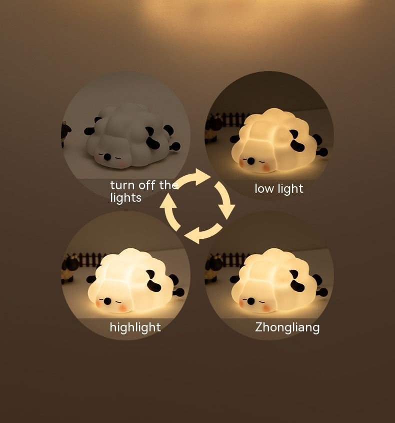 Rechargeable sheep night lamp with timer and dimmer | Bowlift