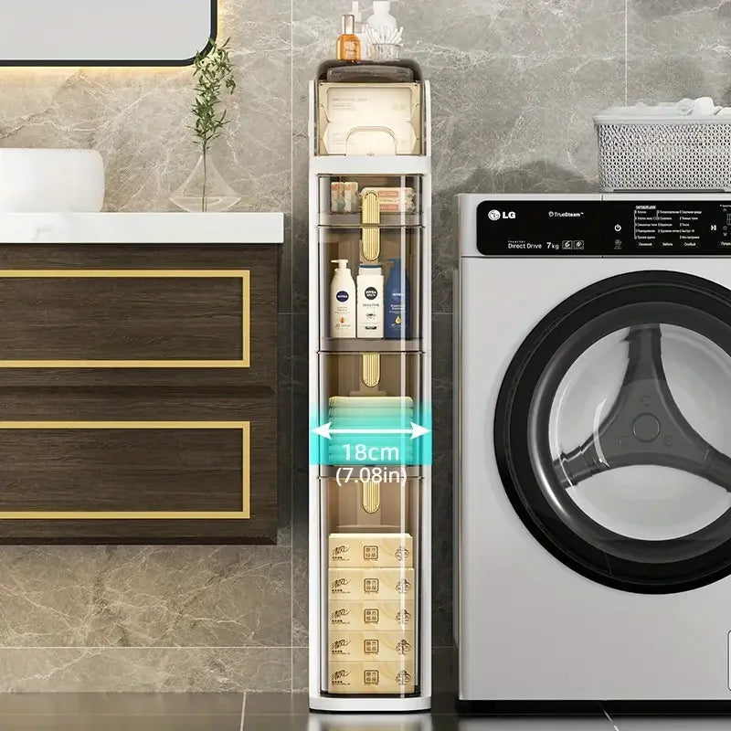 BowLift | Rolling Bathroom Cabinet