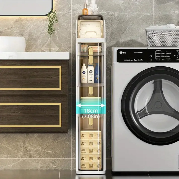 BowLift | Rolling Bathroom Cabinet