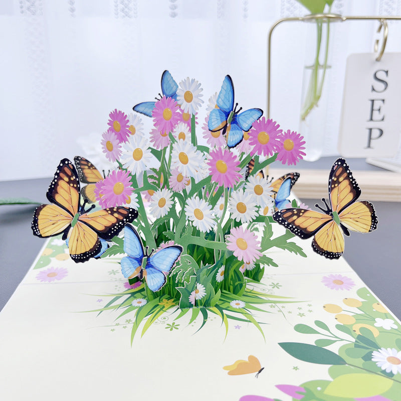BowLift | Creative 3D paper cut-out card with popup greeting card