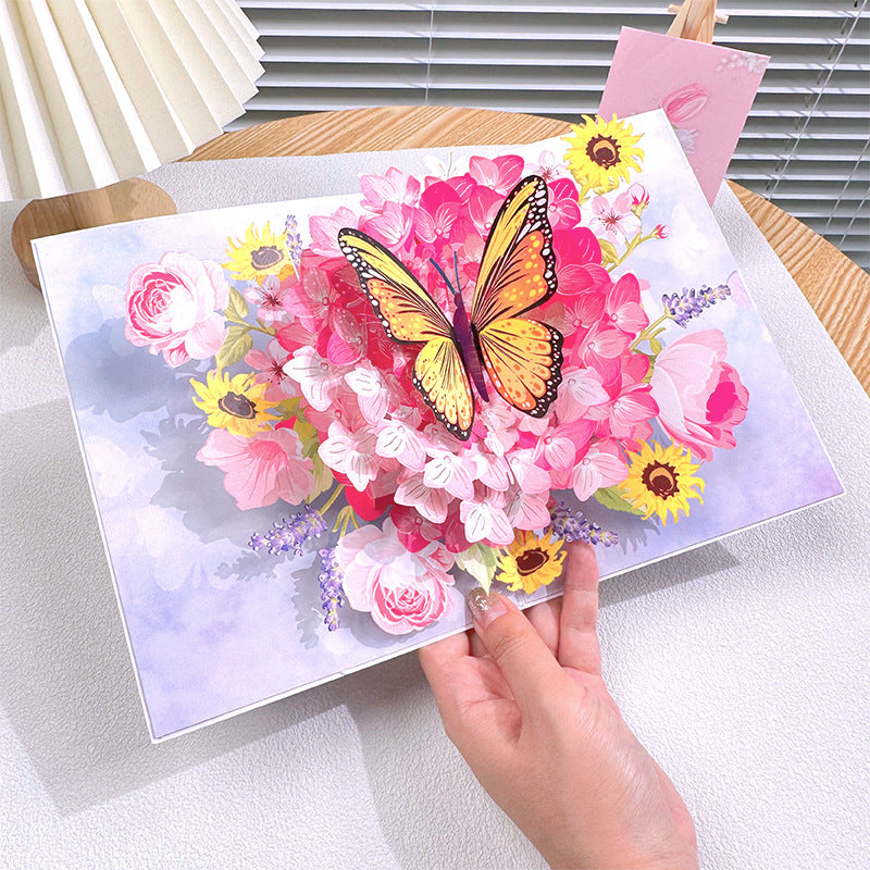 BowLift | Creative 3D paper cut-out card with popup greeting card