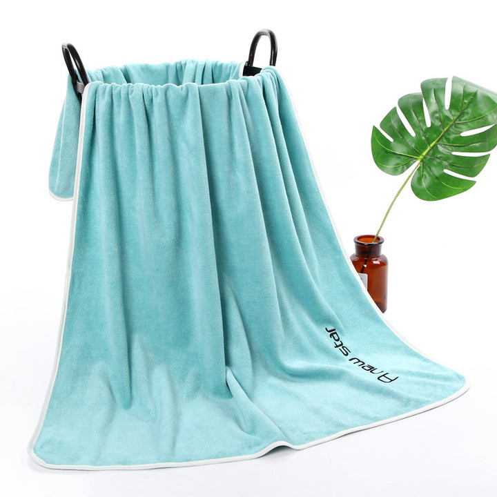 Microfiber Quick-Dry Bath Towel Wrap with Elastic Waist and Hanging Loop Bowlift