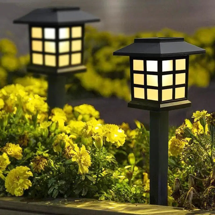 BowLift | Solar Garden Lights in Lantern Style – Waterproof LED Path Lighting for Outdoor Areas