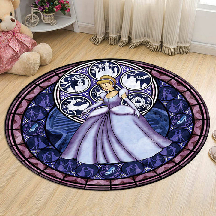 BowLift | Unique Cartoon Character Pattern Rug Multicolor Kids Rug Polyester Animal Friendly Washable Area Rug for Kids Room