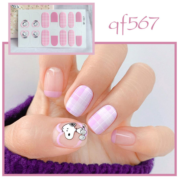Artificial nail art with smileys and hearts Bowlift