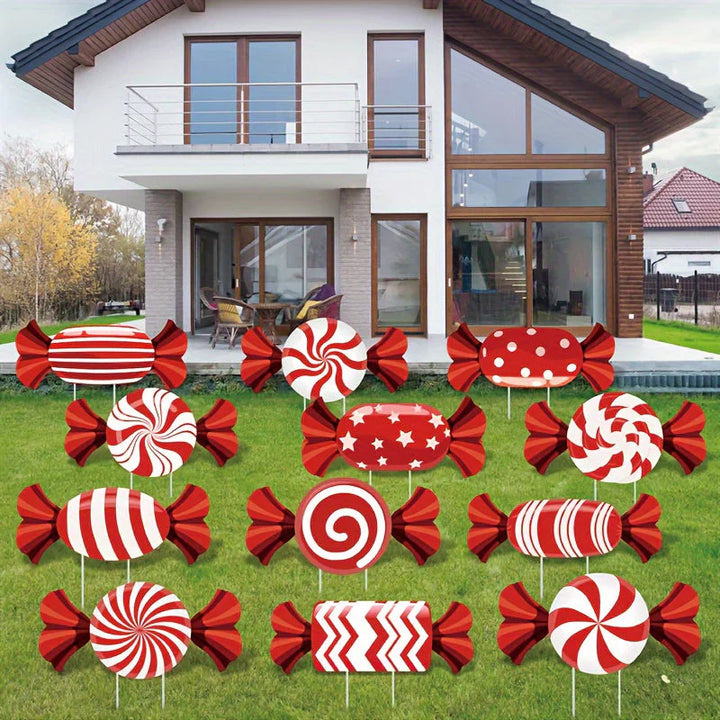 BowLift | CandyLume - Christmas Candy Cane Path Decor