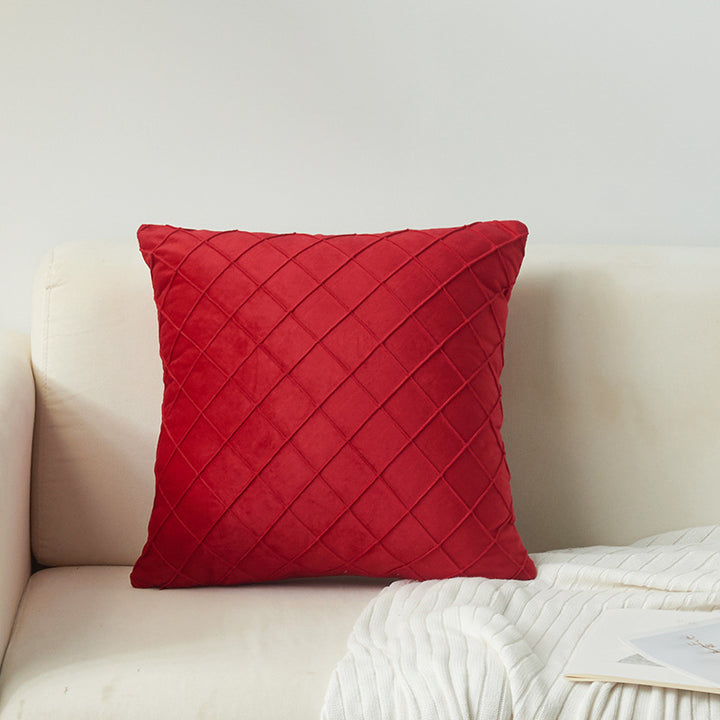 Textured Decorative Velvet Cushion