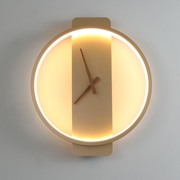 BowLift | Luxe Clock-shaped LED Wall Lamp for Modern Interior