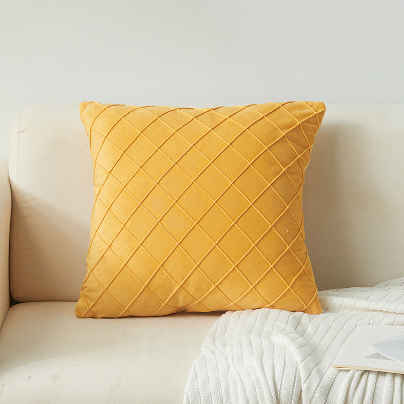 Textured Decorative Velvet Cushion