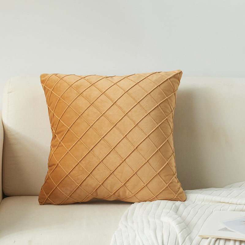 Textured Decorative Velvet Cushion