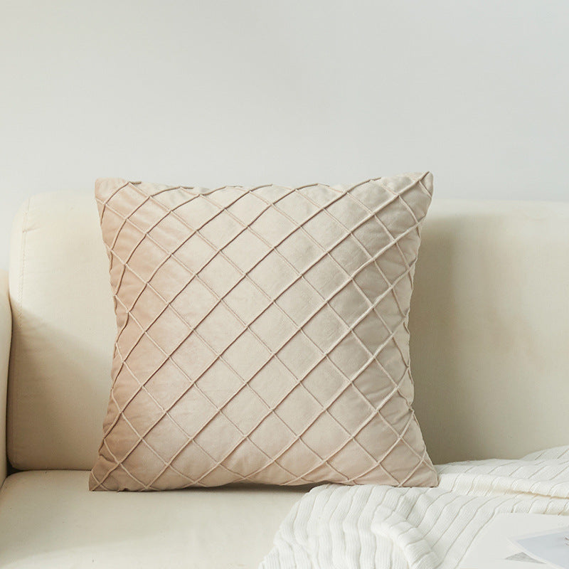 Textured Decorative Velvet Cushion