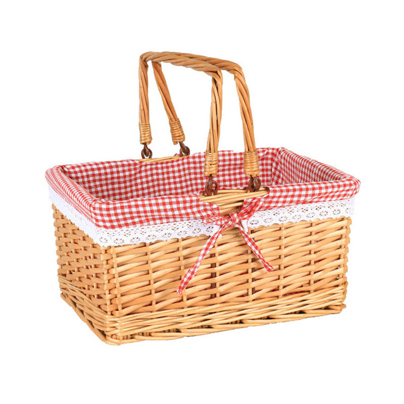 Women’s storage basket with decorative elements Bowlift