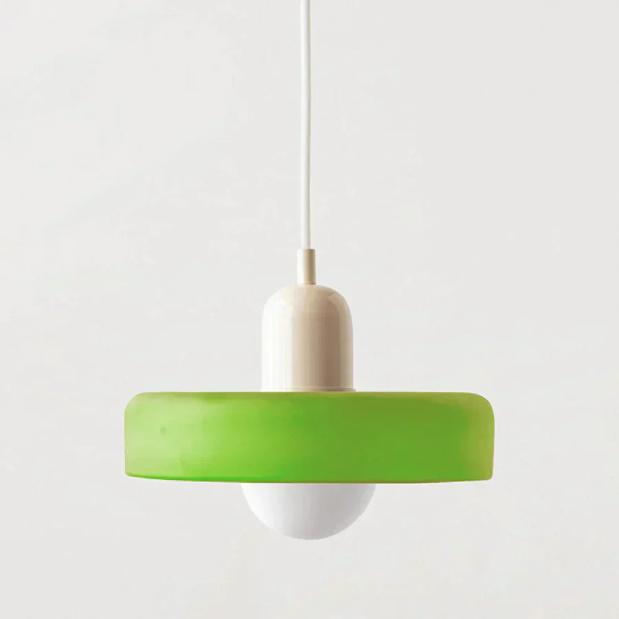 Scandinavian Pendant Light for Living Room and Dining Room – Minimalist Design with AdjustaBowlifte Height – Glass | Bowlift
