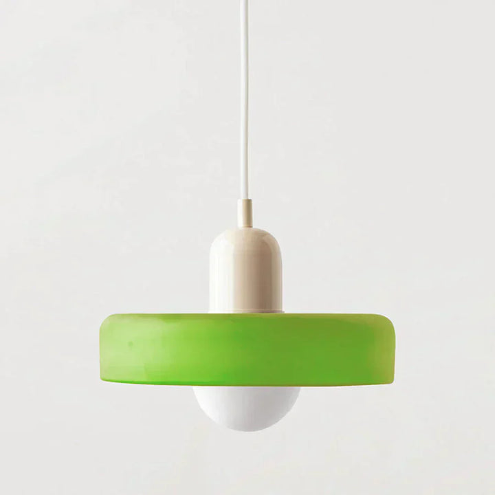 Scandinavian Pendant Light for Living Room and Dining Room – Minimalist Design with AdjustaBowlifte Height – Glass | Bowlift