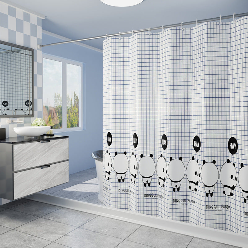 Women's Fun and Playful Shower Curtain Bowlift