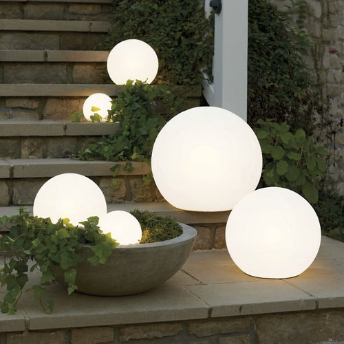 BowLift | Weatherproof Round LED Garden Light with 16 Colors and Remote Control - Perfect for Garden, Porch & Party