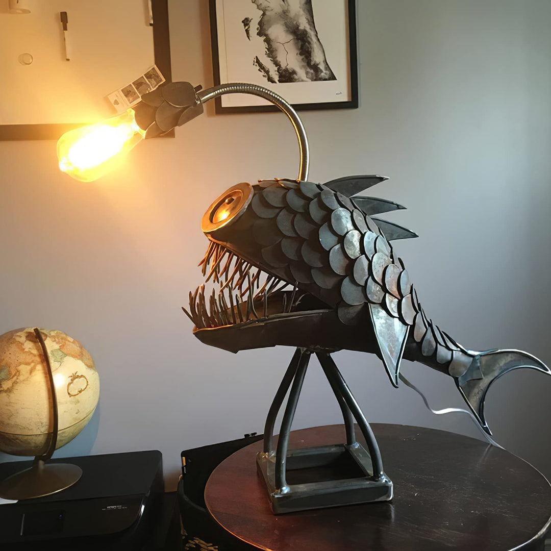 BowLift | Steampunk Angler Fish Lamp