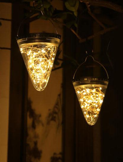 BowLift | Solar Cone Shaped Outdoor Waterproof Decorative Garden Light