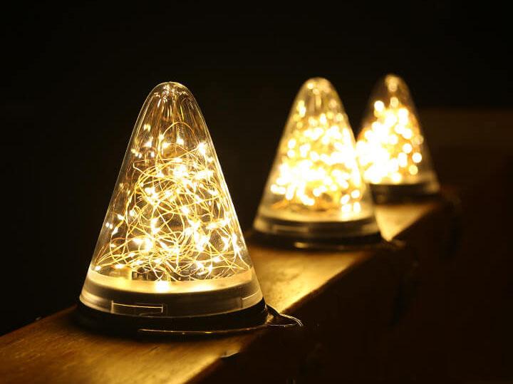 BowLift | Solar Cone Shaped Outdoor Waterproof Decorative Garden Light
