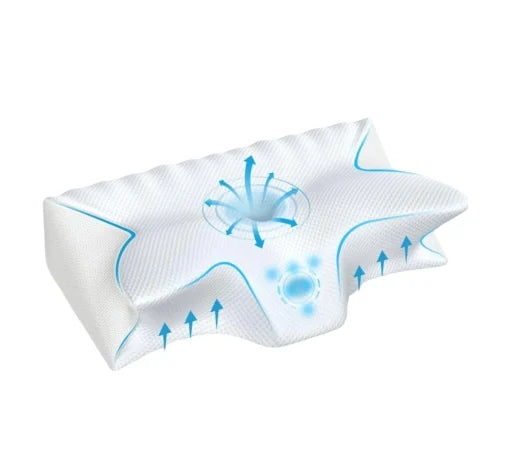 BowLift | Memory Foam Neck Pillow | Ergonomic Support for Neck Pain Relief at Home