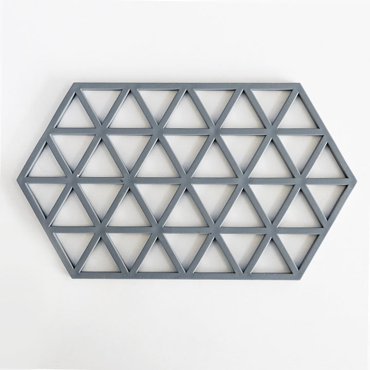 Unisex Silicone Coaster with Geometric Design Bowlift