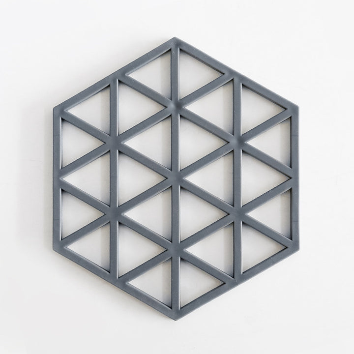 Unisex Silicone Coaster with Geometric Design Bowlift
