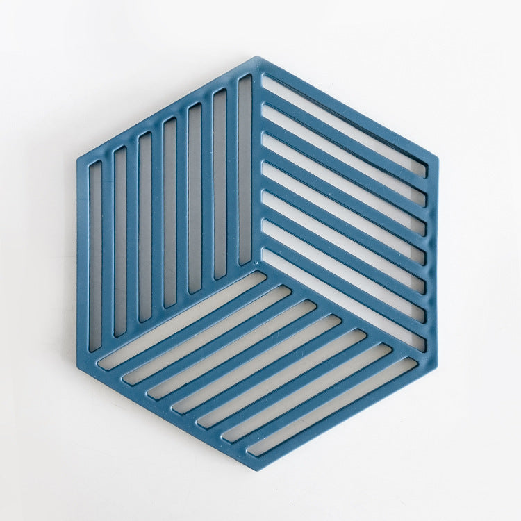 Unisex Silicone Coaster with Geometric Design Bowlift