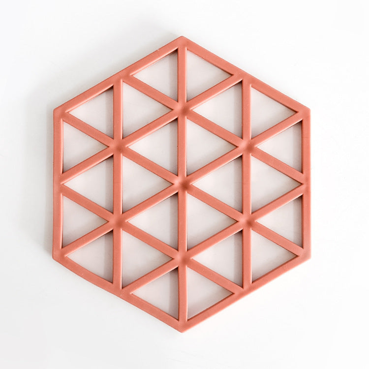Unisex Silicone Coaster with Geometric Design Bowlift
