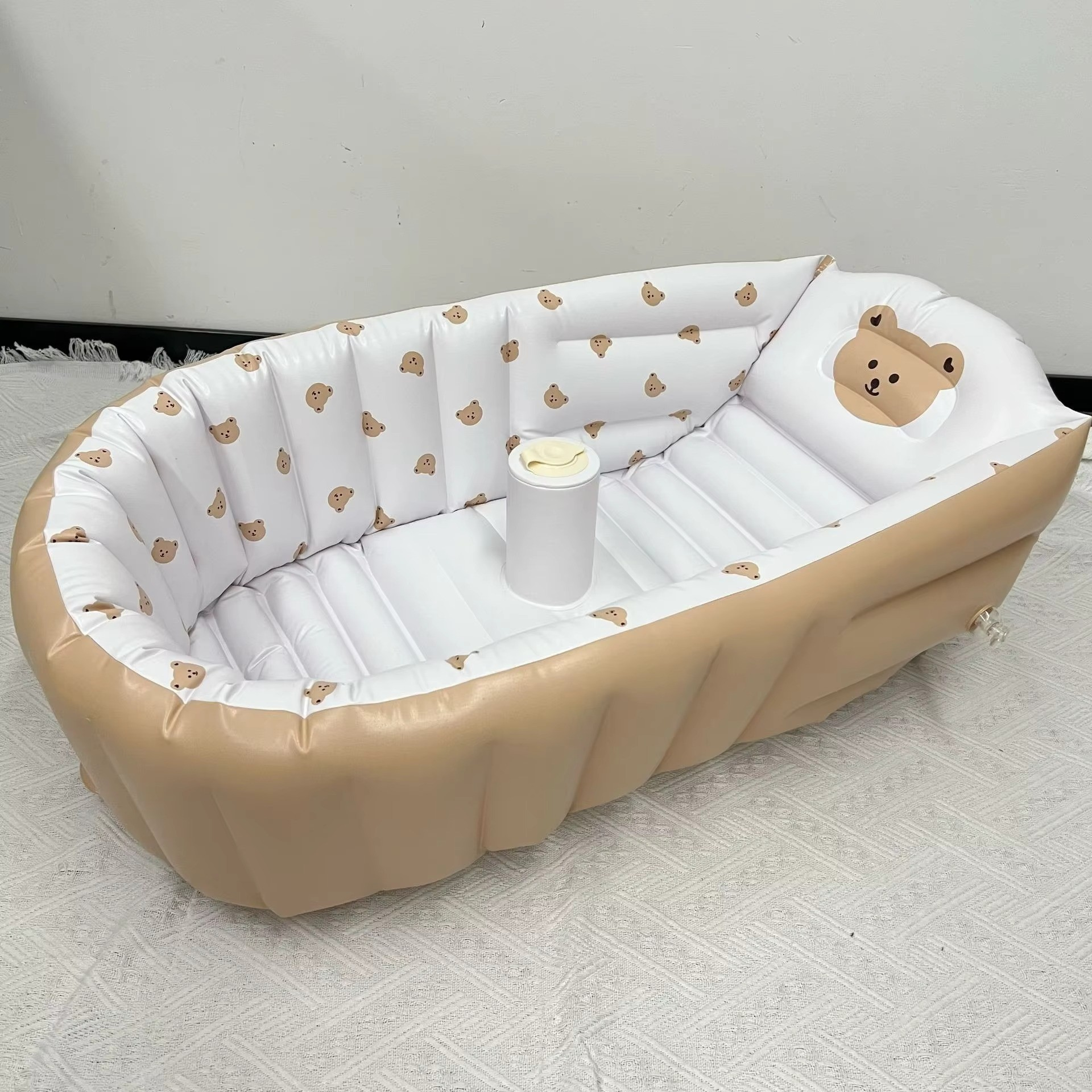 BowLift | Inflatable Baby Bathtub and Toddler Chair with Air Pump and Back Support