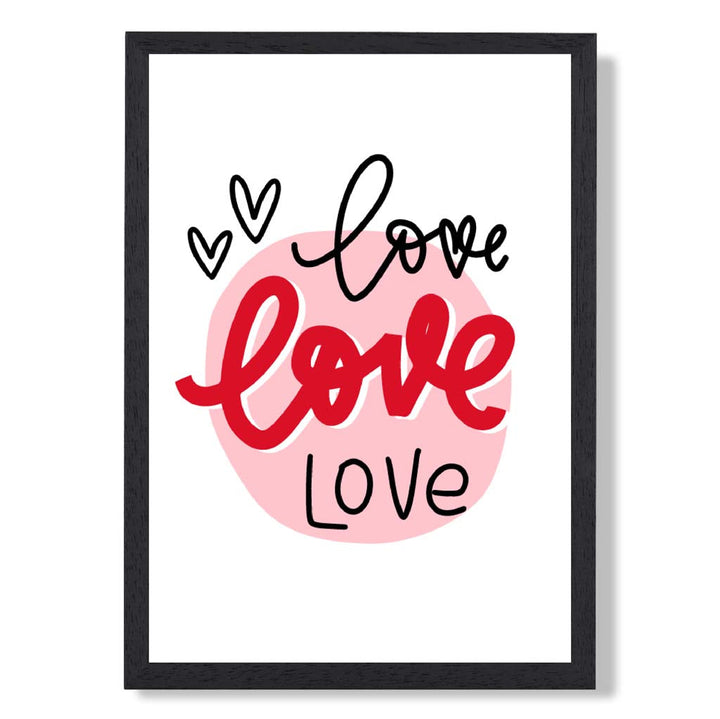 Circle of Love Framed Art Print | Bowlift