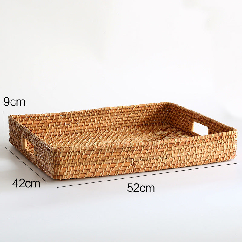 Natural Woven Serving Tray Bowlift
