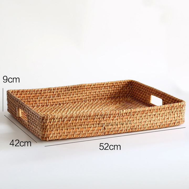 Natural Woven Serving Tray Bowlift