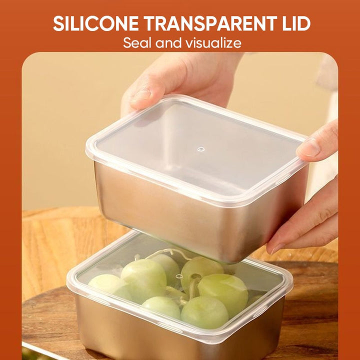 BowLift | Stainless Steel Food Storage Container with Lid, Lunch, Snack Storage Box