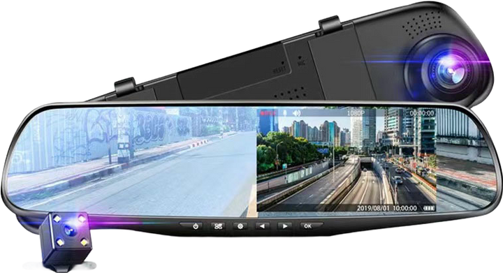 BowLift | Front and Rear Dual Recording HD Night Vision Dash Cam