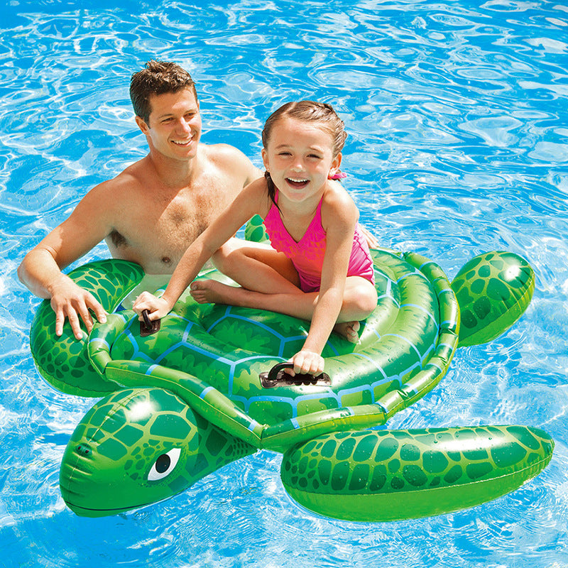 Unisex Inflatable Turtle with Handles Bowlift