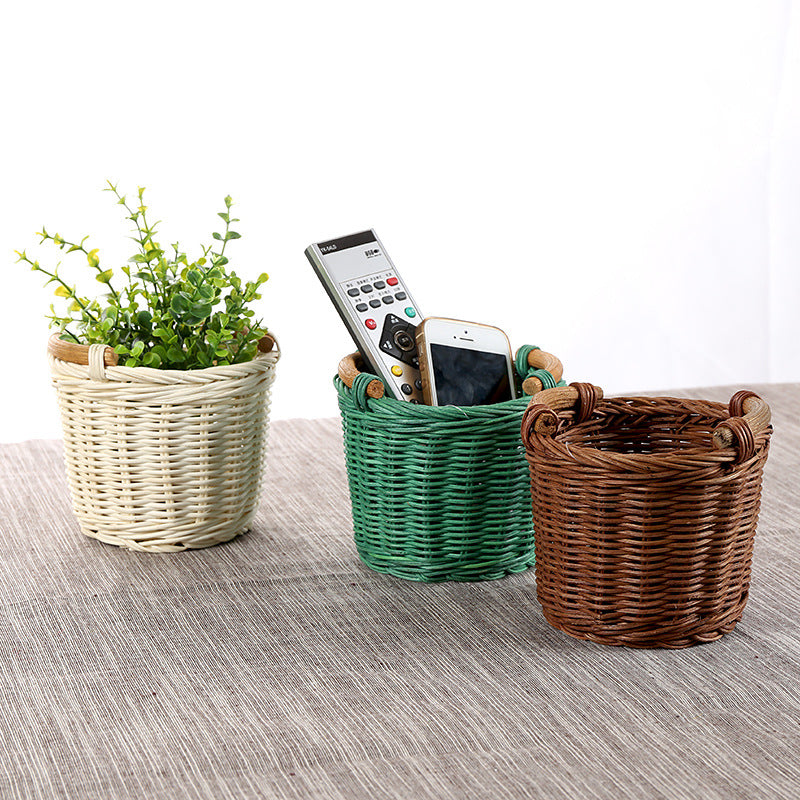 Unisex Decorative Plant Basket with Ergonomic Handles Bowlift