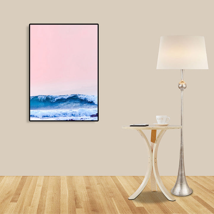 BowLift | Tropical Air and Sea Canvas pastel-colored texture painting for playroom, multiple sizes
