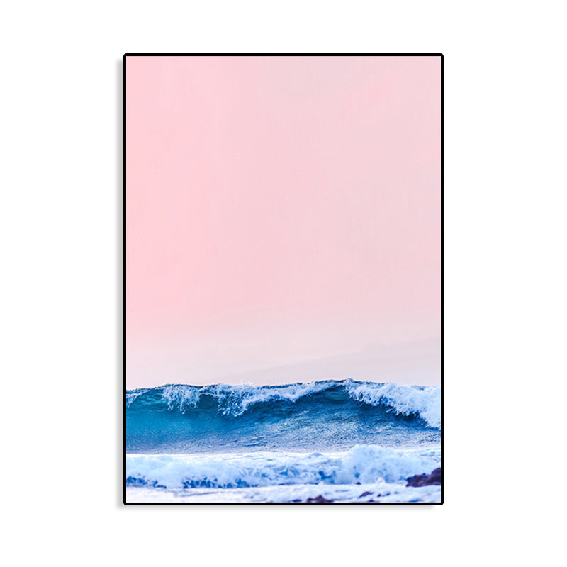 BowLift | Tropical Air and Sea Canvas pastel-colored texture painting for playroom, multiple sizes