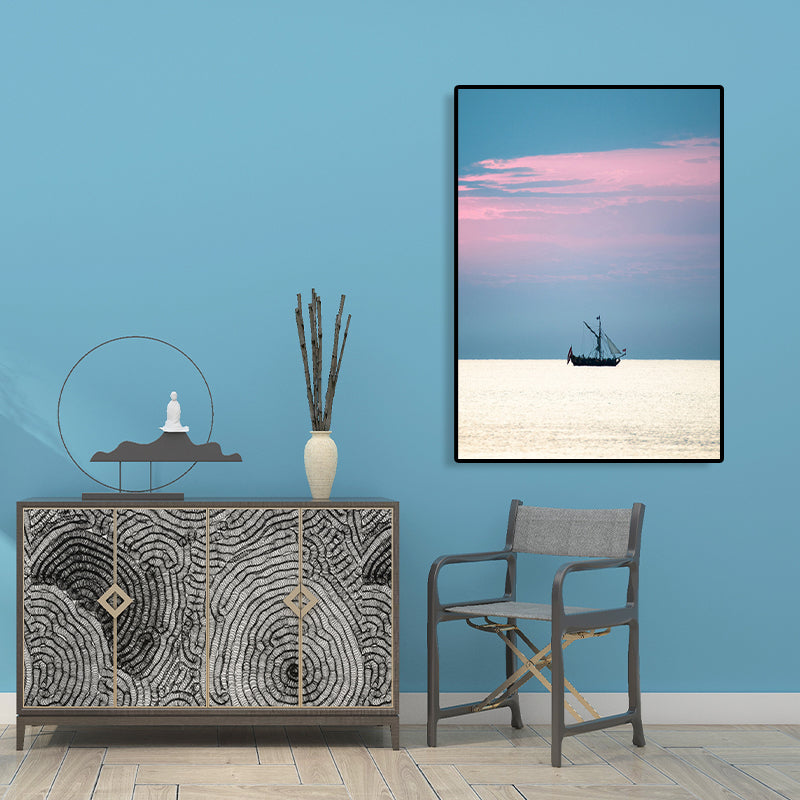 BowLift | Tropical Air and Sea Canvas pastel-colored texture painting for playroom, multiple sizes
