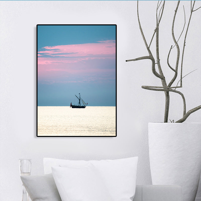 BowLift | Tropical Air and Sea Canvas pastel-colored texture painting for playroom, multiple sizes