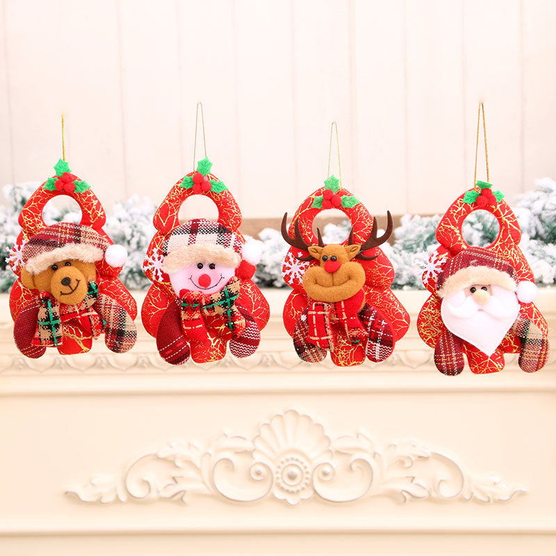 Plush Santa Character Hanging Ornament Bowlift