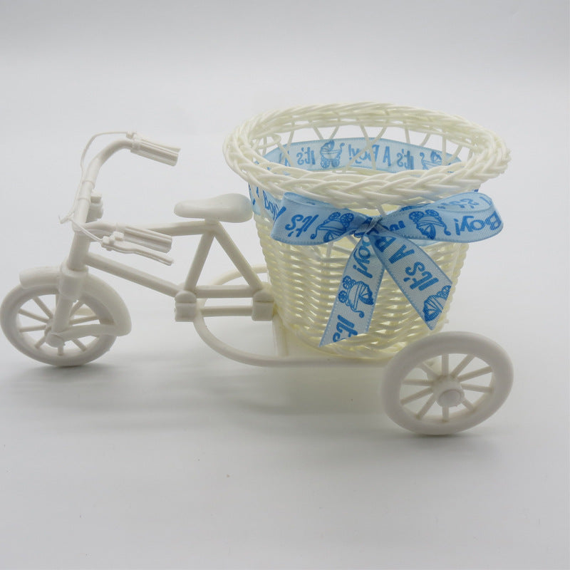 Cute Bicycle Decorative Storage Basket Bowlift