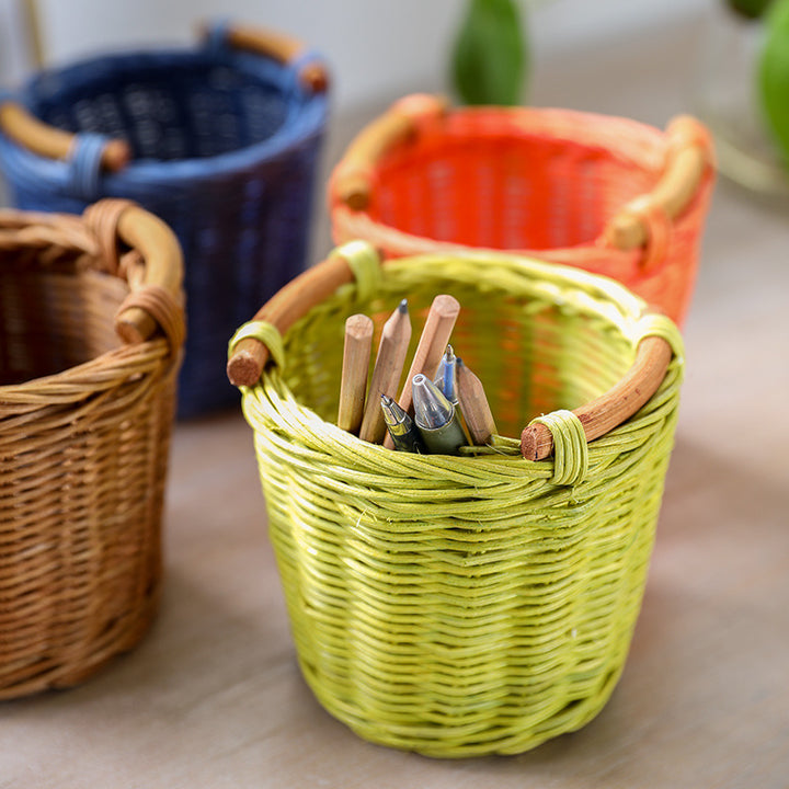 Unisex Decorative Plant Basket with Ergonomic Handles Bowlift