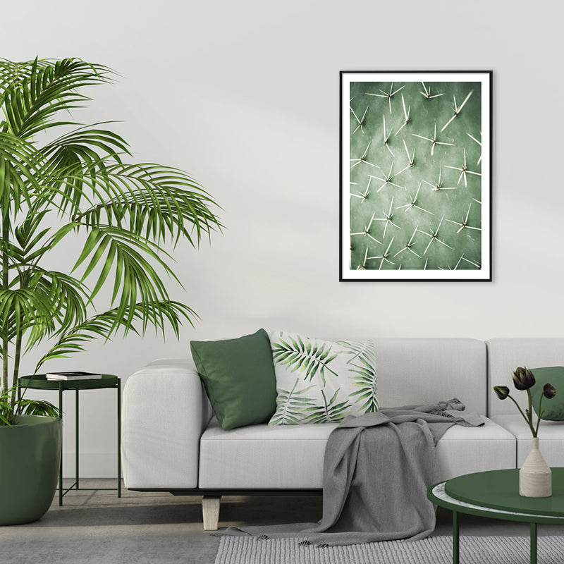 BowLift | Cactus Signs Soft Color Canvas Wall Art Print Texture, Multiple Size Options