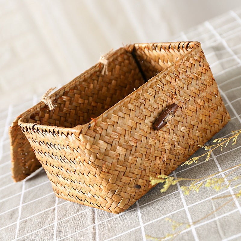 Handcrafted Woven Storage Box Bowlift