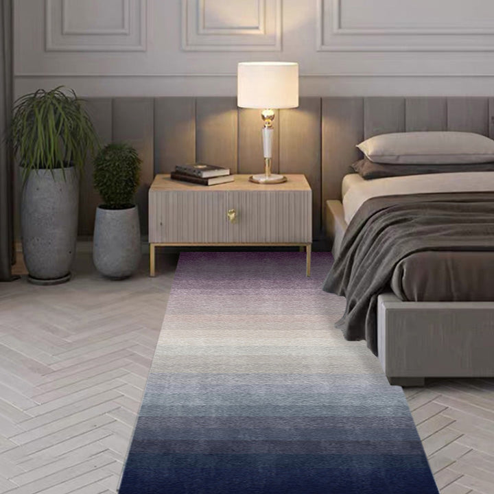 Unique multicolored modernist carpet polyester ombre pattern washable pet friendly non-slip carpet for the living room | Bowlift