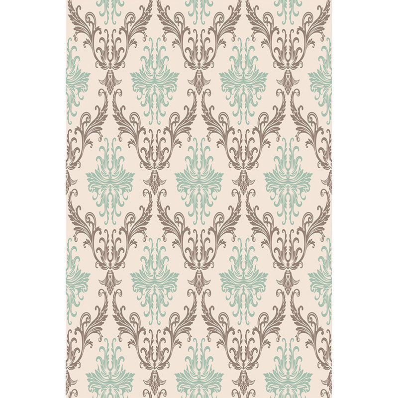 BowLift | Moroccan geometric pattern rug in orange and brown, polyester rug, washable, pet-friendly, non-slip, area rug for the living room