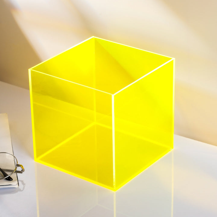 Transparent color acrylic box dust cover Lego integrated model hand display storage box